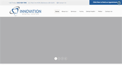 Desktop Screenshot of innovationdentalbaltimore.com